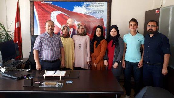 Altıntaş Anadolu İmam Hatip Lisesi Öğrencilerinden Müdürlüğümüze Ziyaret