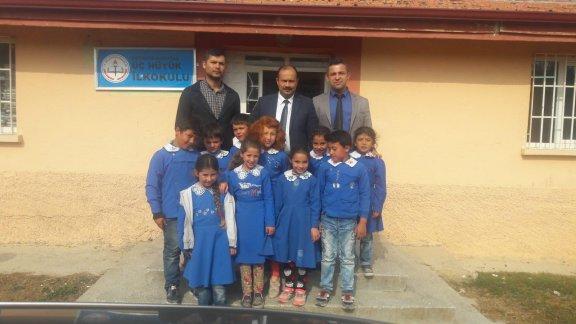 İlçe Milli Eğitim Müdürümüz Köy Okulları Ziyaretleri Devam Ediyor