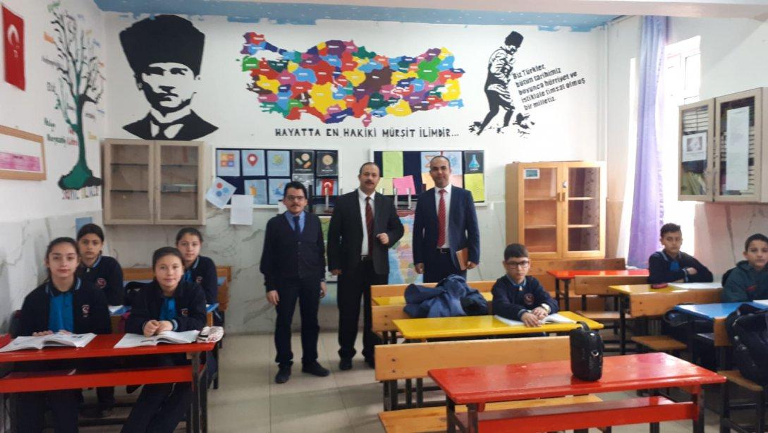 İlçe Milli Eğitim Müdürümüzün Zafertepeçalköy İlk ve Ortaokulunu Ziyaretleri