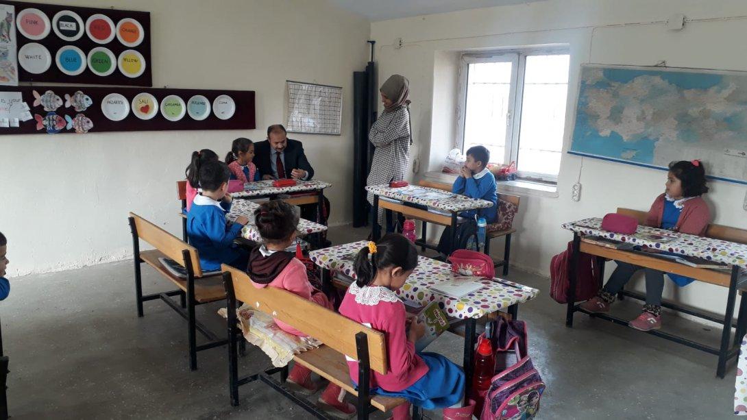 Milli Eğitim Müdürümüzden Köy Okullarına Ziyaret